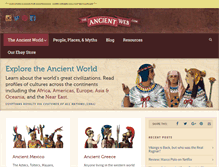 Tablet Screenshot of ancientweb.org